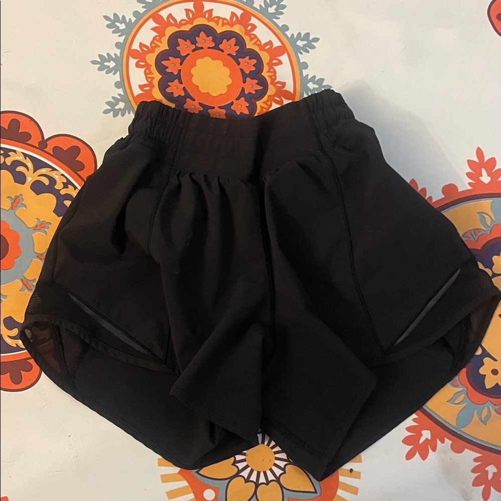 Lululemon Athletica Black Running Shorts